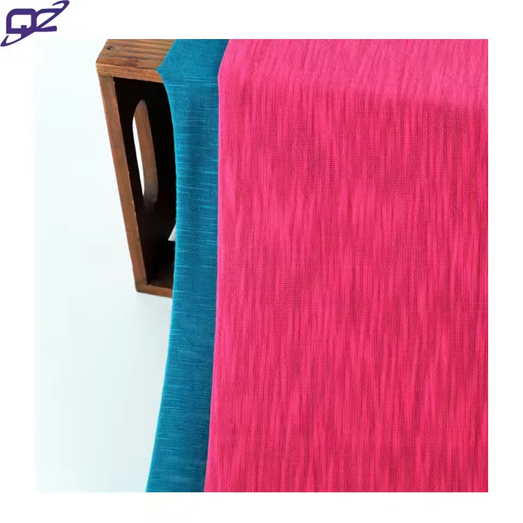 2022 Factory Latest Wicking Skin Friendly Breathable Lightweight Knitted Jersey 100% Rayon Slub Fabric For Sleepwear