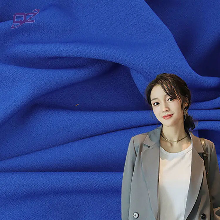 95 polyester 5 elastane bi-stretch fabric polyester spandex blend fabric for garments and trousers chino woman pants fabric
