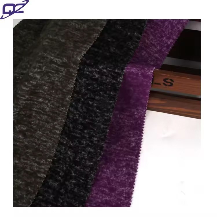 China supplier stretch soft TR spandex knitted hacci fleece fabric for women tops casual dress