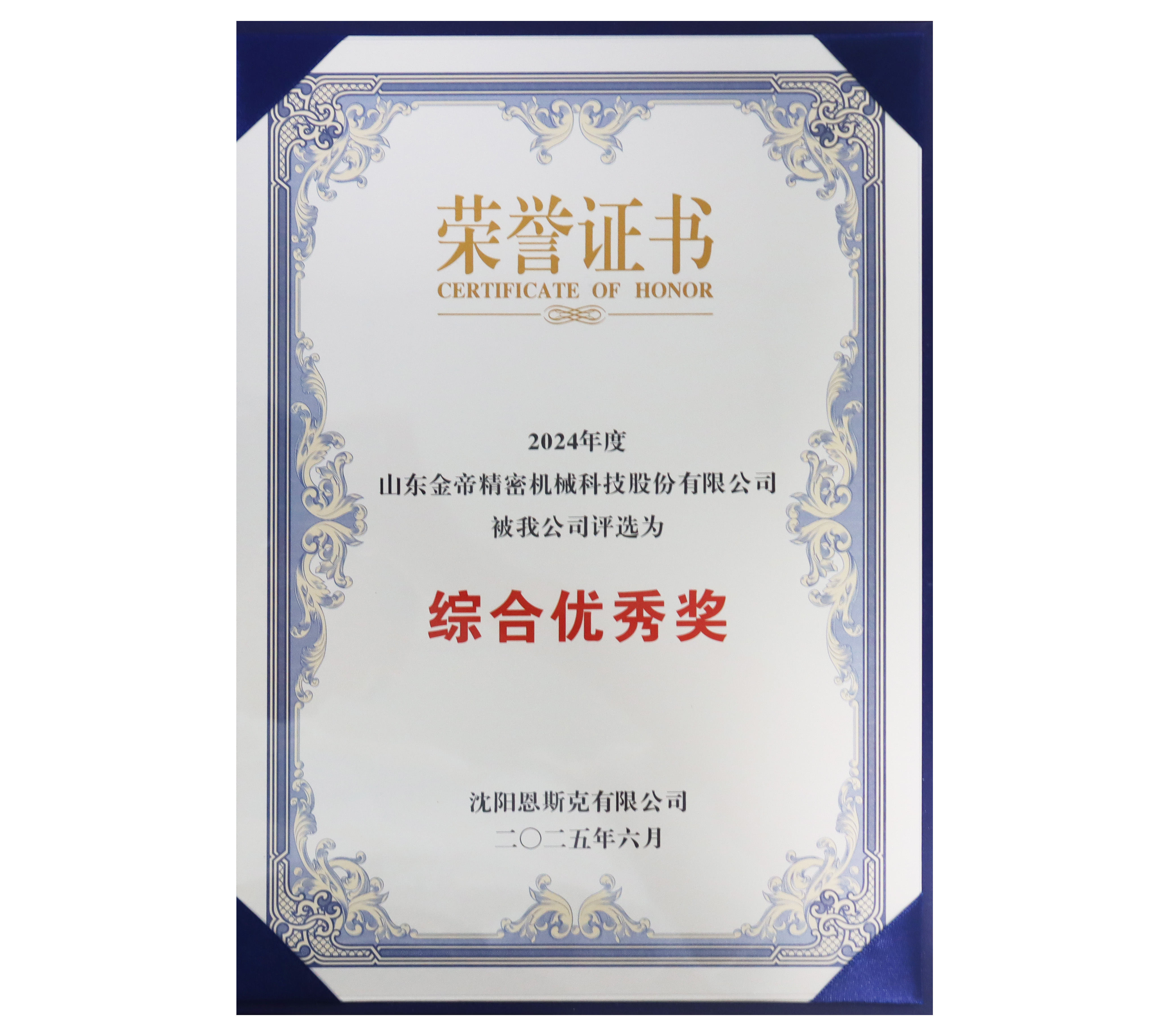 NSK综合优秀奖