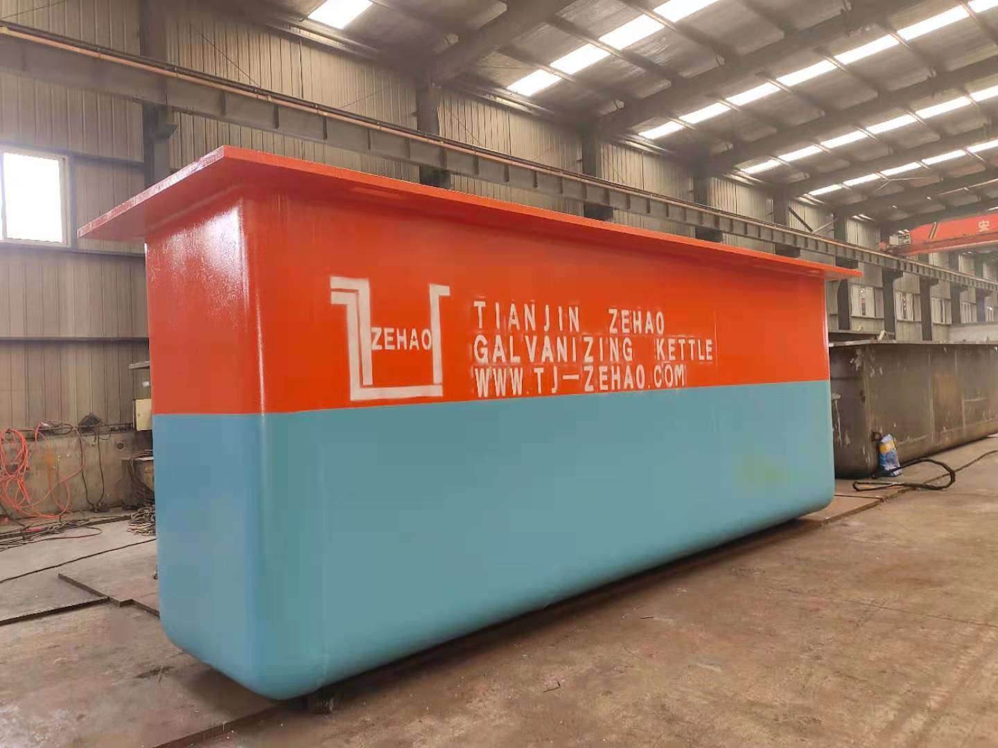 Galvanizing kettle exported to Italy