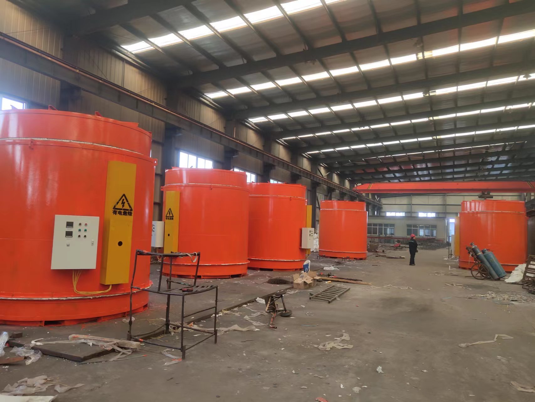 Exported 70 tons molted zinc storage tank to Russia