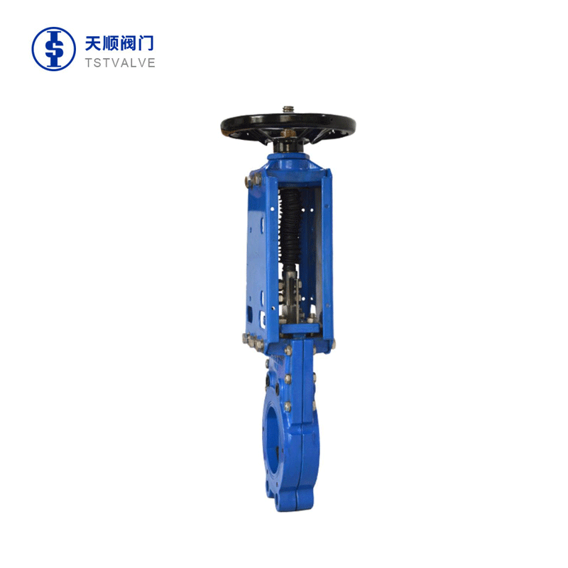 Split knife gate valve