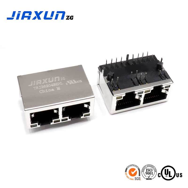 中国 RJ45 连接器磁性插座
