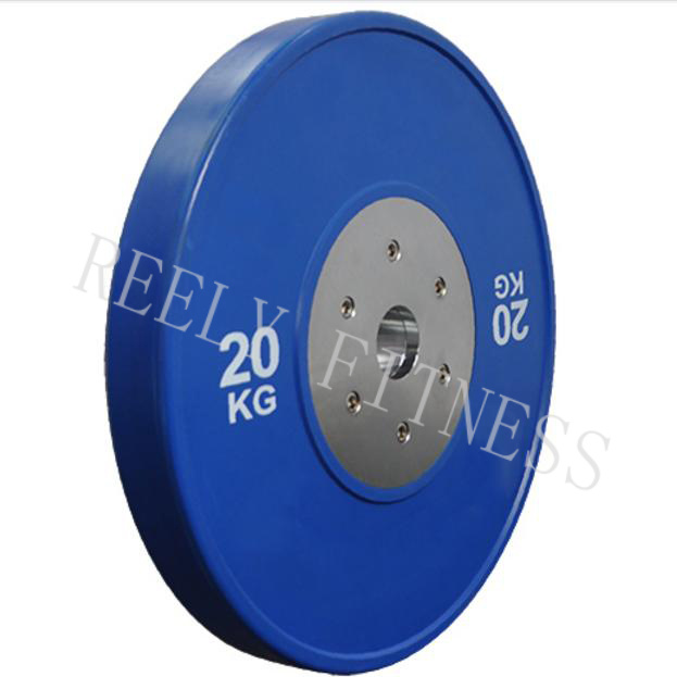 Coloured Competition Rubber Bumper Plate