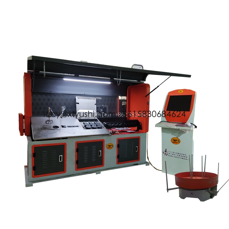 Yushi CAD drawing input servo motor drive 2D wire forming machine price