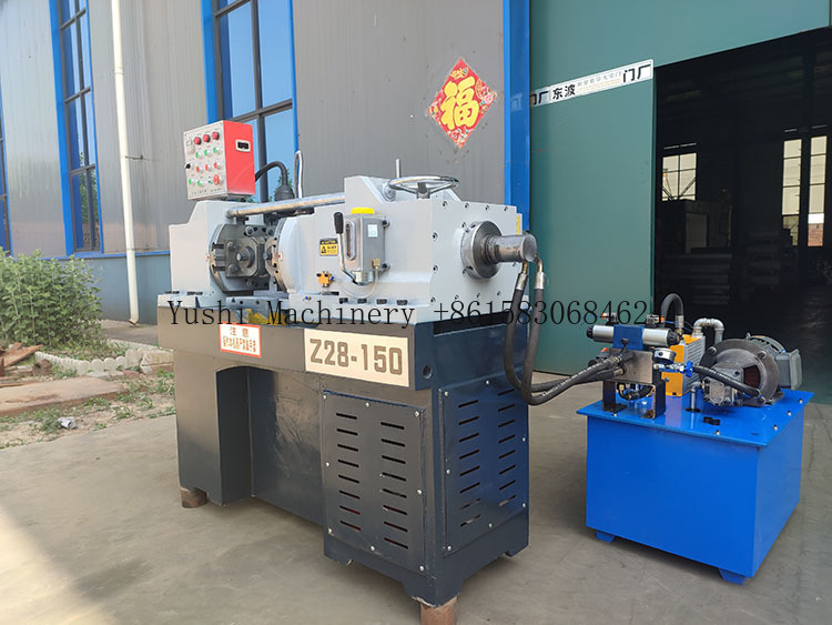 Yushi Z28-150 two rollers hydraulic thread rolling machine for sale roller threading machine