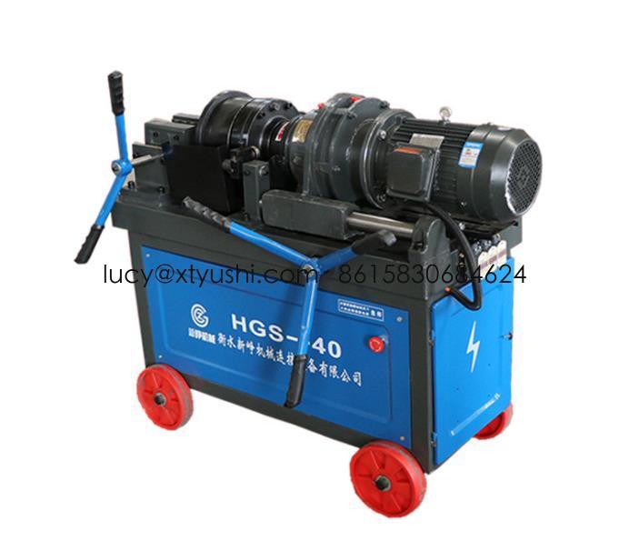 Factory price steel rod rib peeling parallel rebar tapered threading rolling machine China