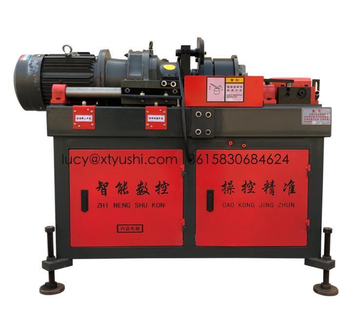 China rod thread rolling machine Screw thread steel bar rolling machine hydraulic cutting thread rolling machine suppliers