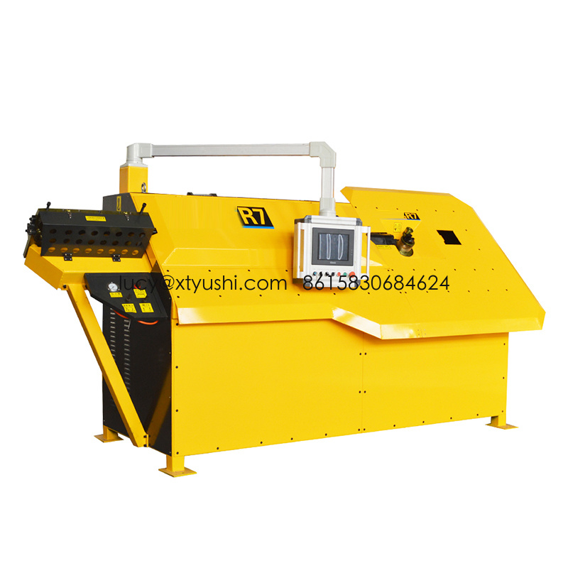 R7 China automatic steel rebar cnc square bending machine