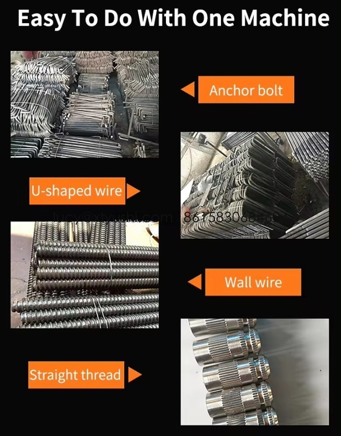 Yushi Z28-185 rod threading machine for sale thread roller machine thread rolling equipment