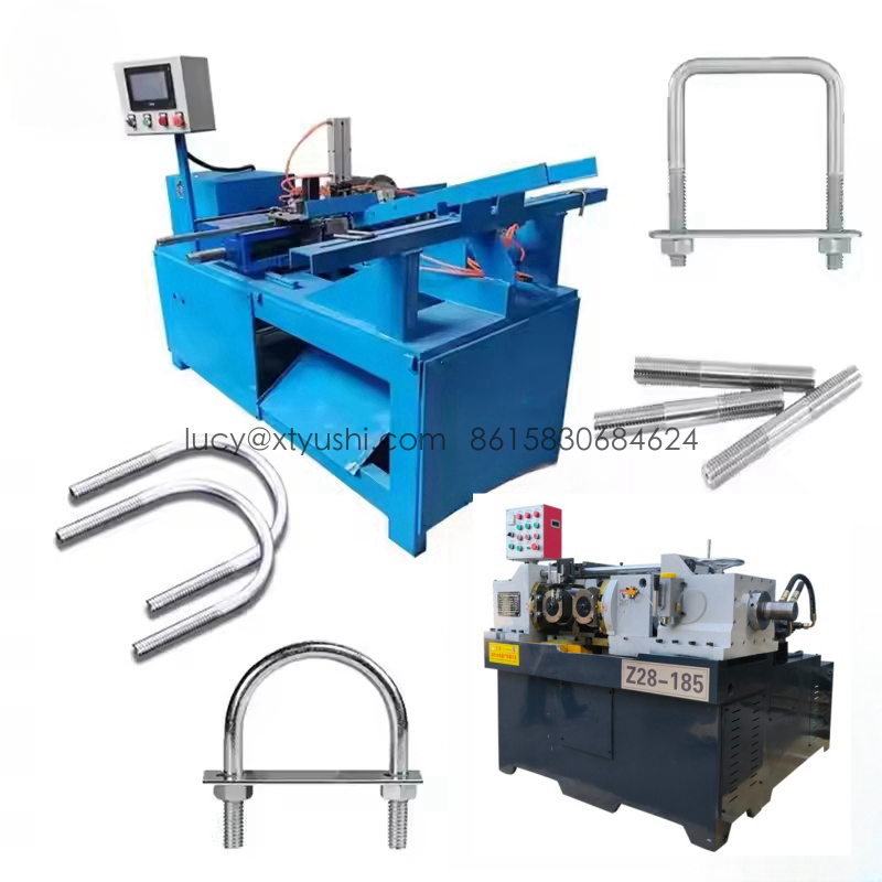 Automatic U Bolt Making Machine Production Line Square Bolt Bending Machine