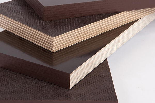 Film faced plywood sticker process flow