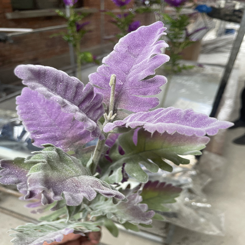 Artificial flowering branch flocking line