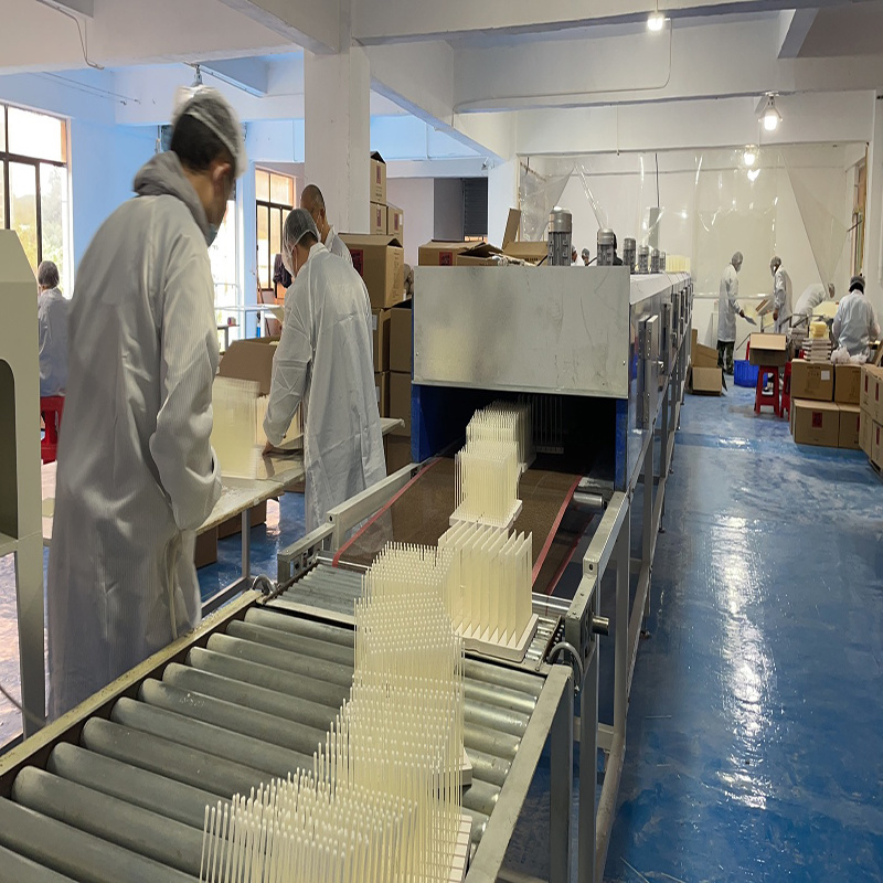 Disinfection cotton swab (swab) lip gloss flocking equipment