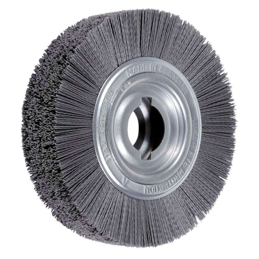 Twisted wire wheel brush