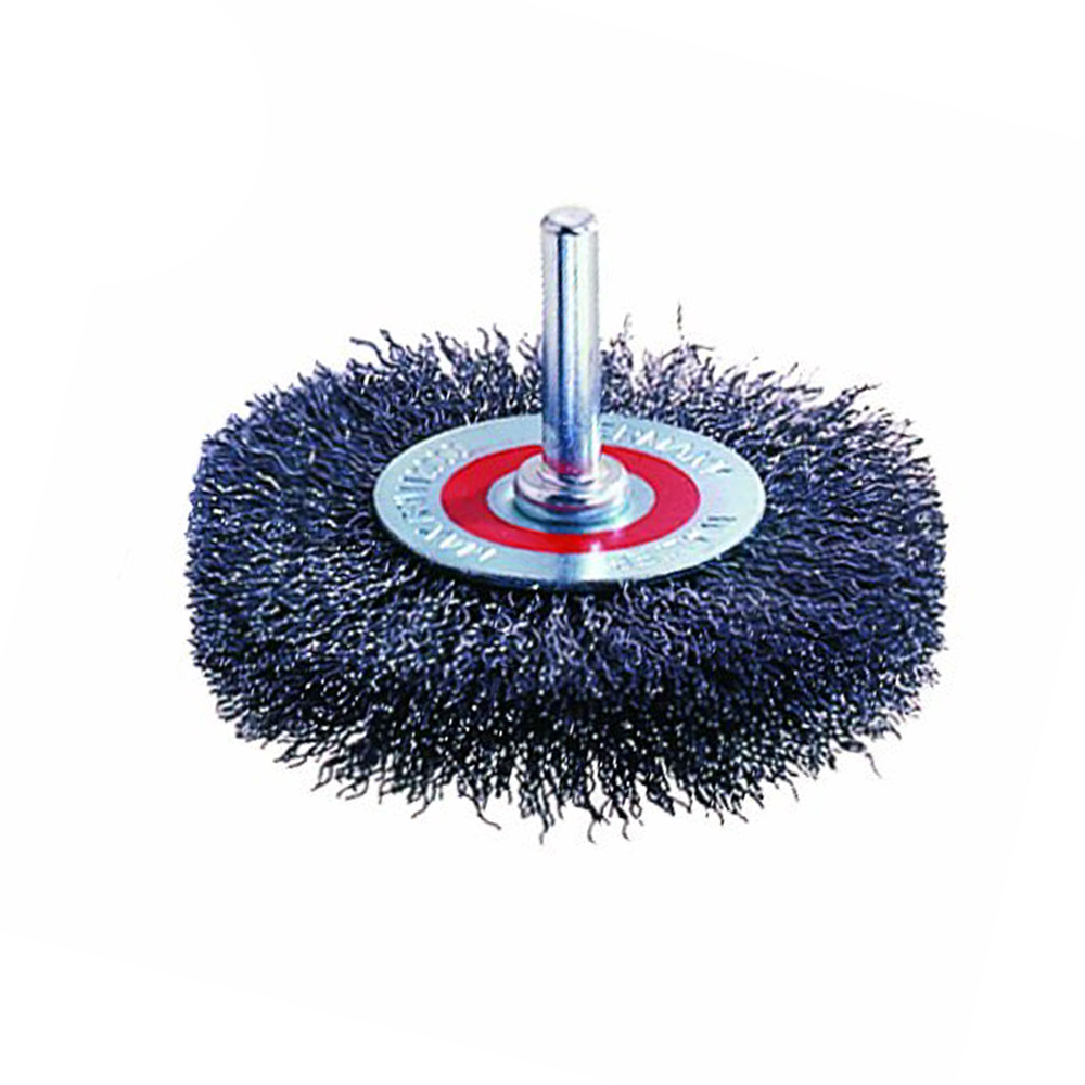 Wire parallel wheel brush