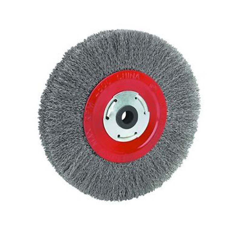 Twisted wire wheel brush