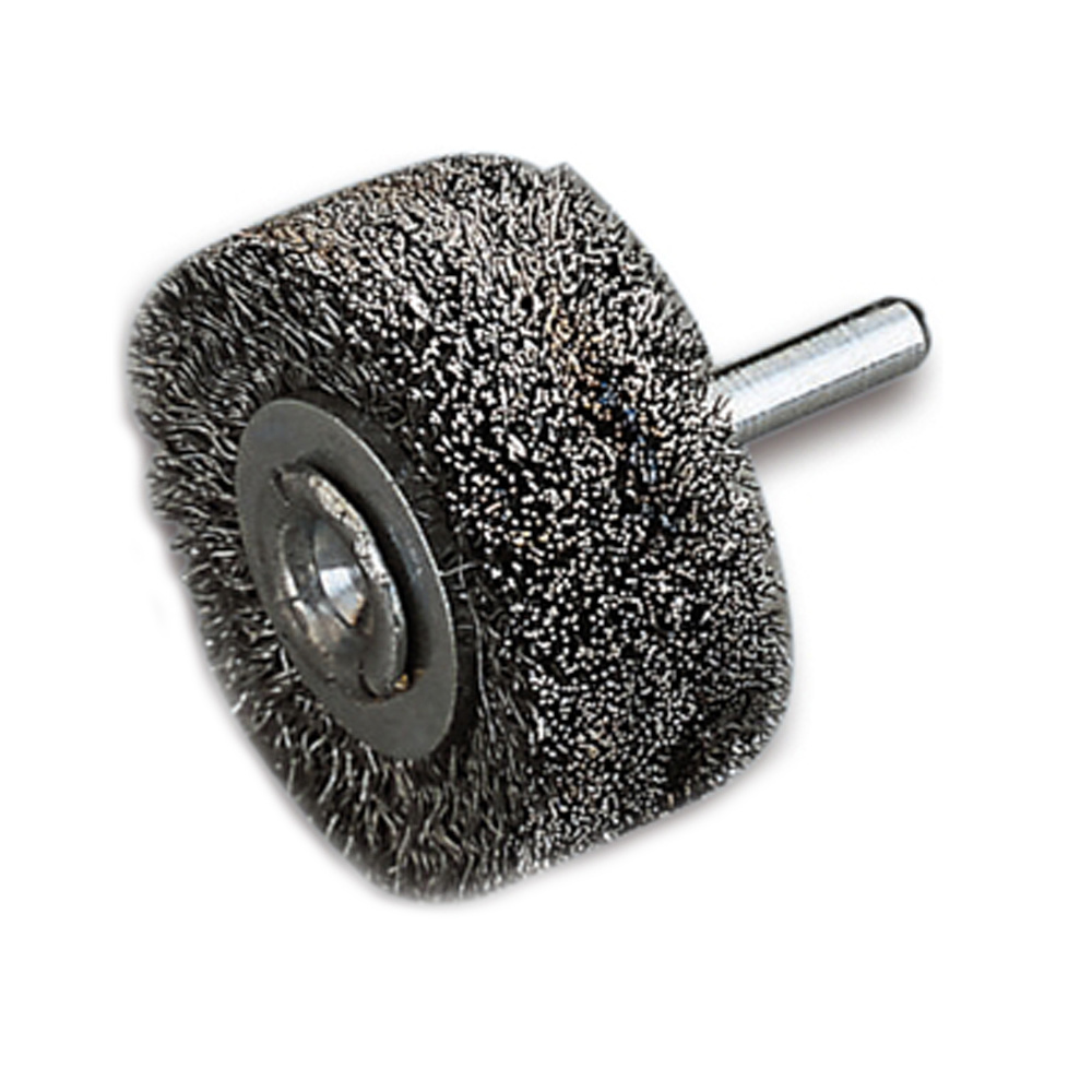 Wire parallel wheel brush