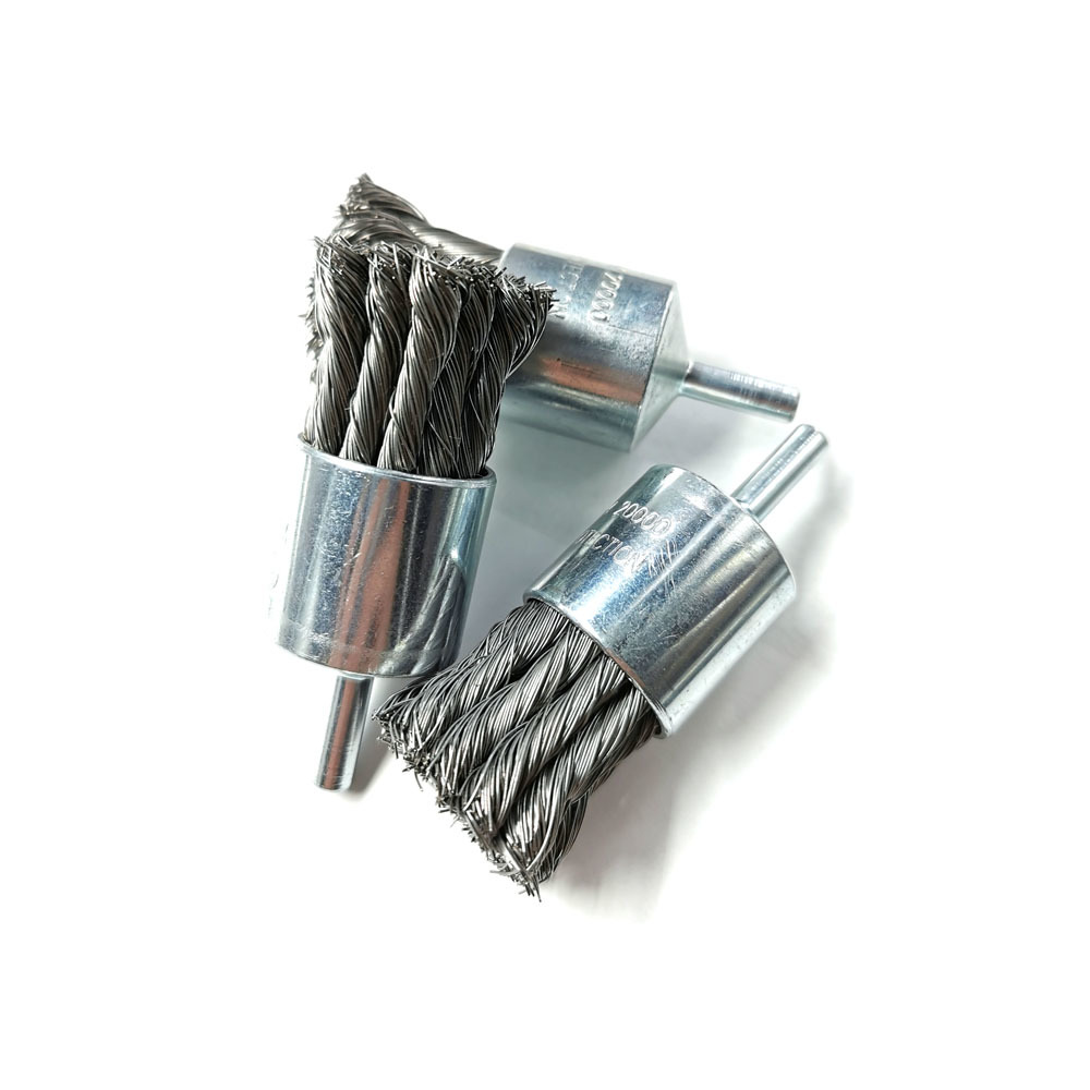 Twisted wire cup brush