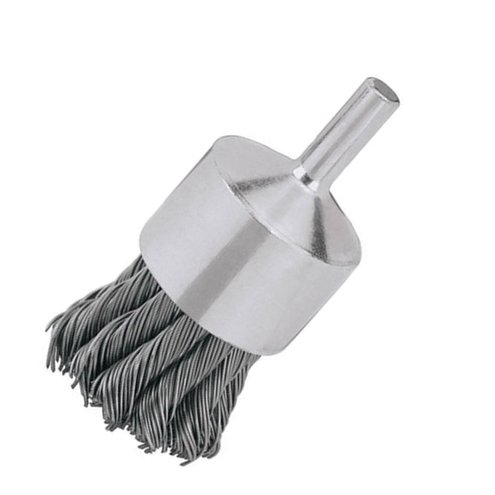 Twisted wire cup brush