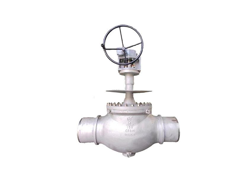 Low temperature top-mounted ball valve