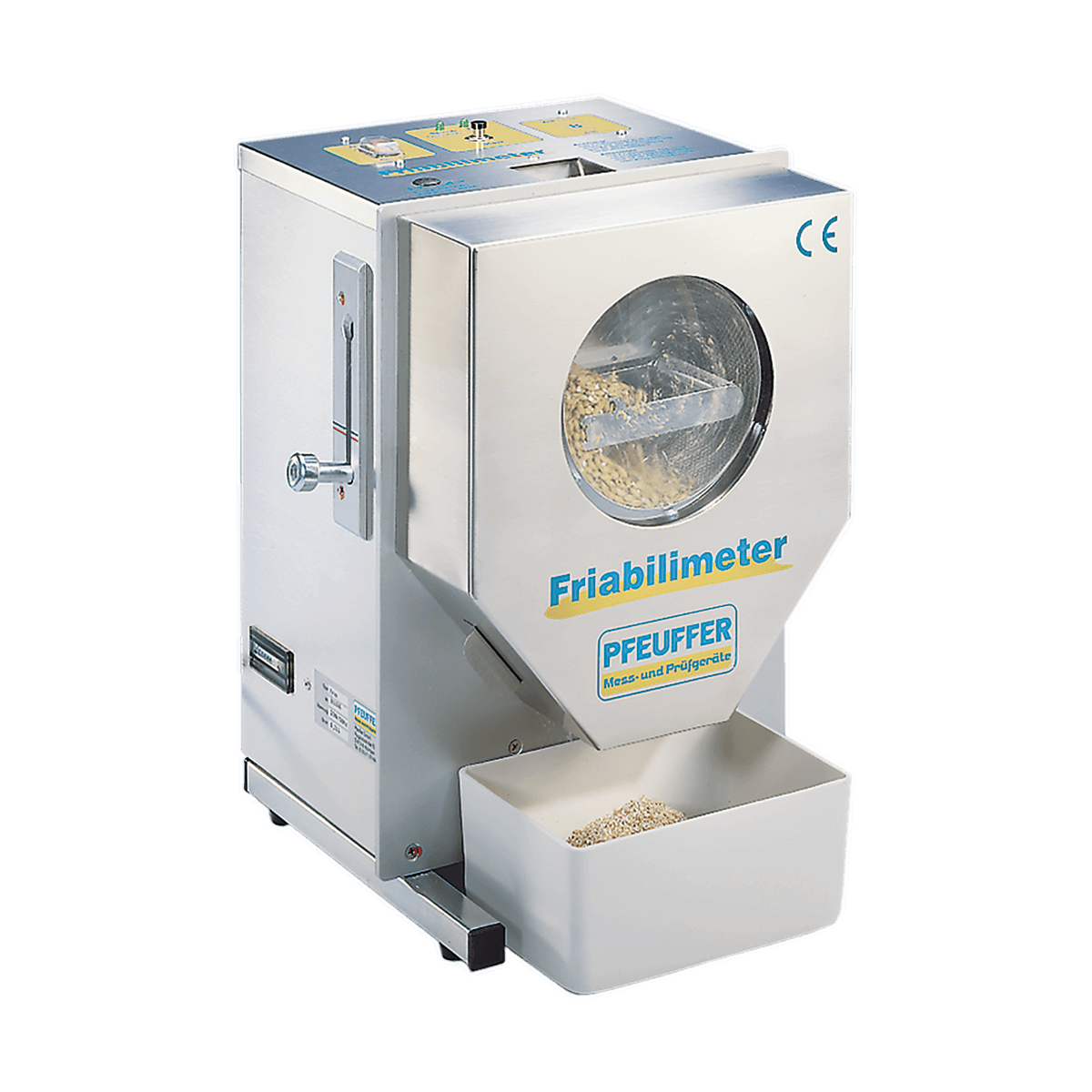 Friabilimeter beer malt brittleness meter
