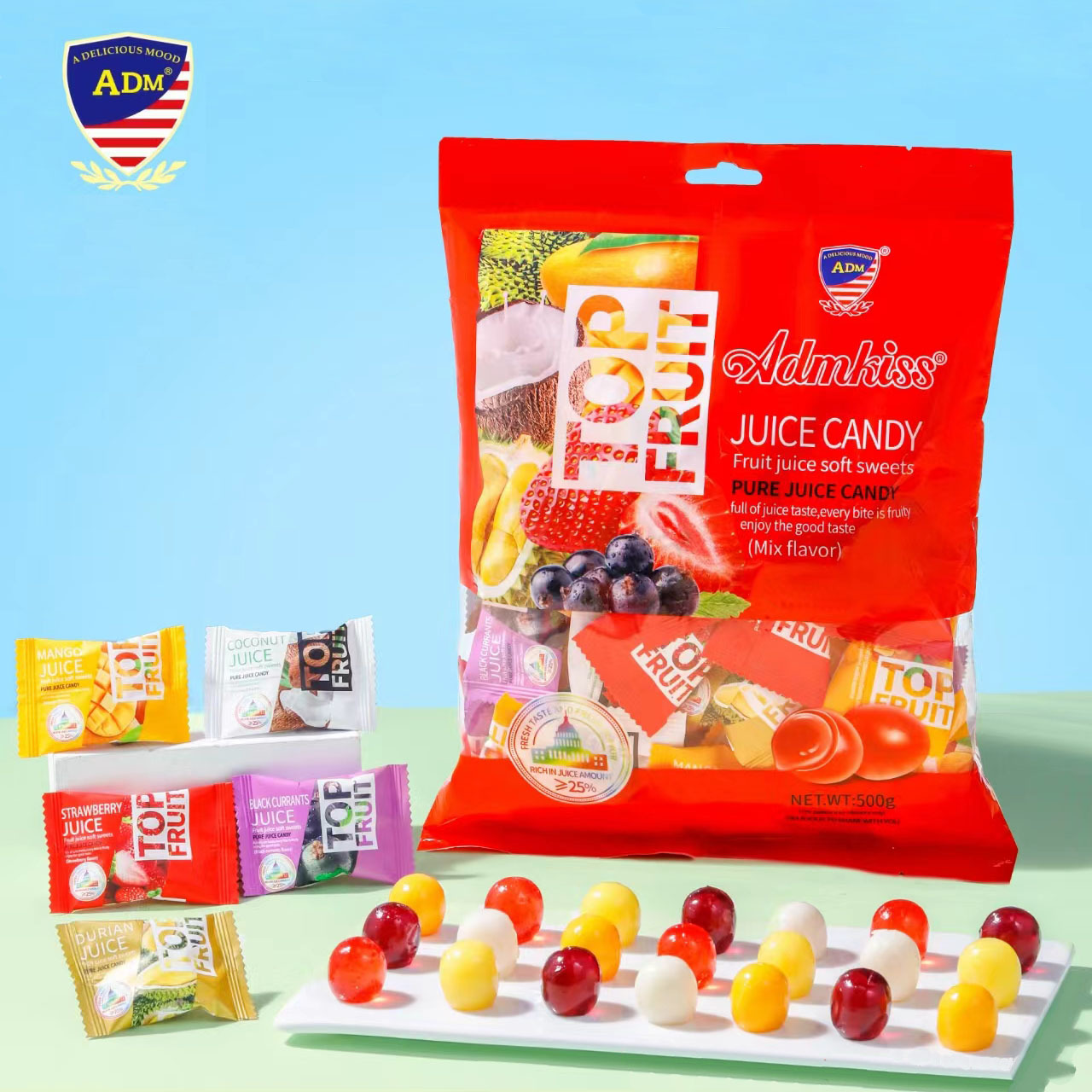 ADM Mixed Fruit Juice Candy