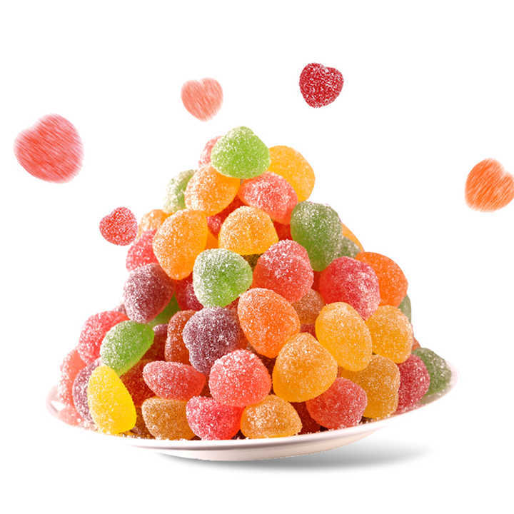 Fruit Sugar Coated Gummy Candy Factory