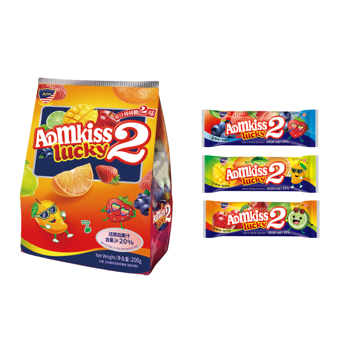 OEM&ODM Fruit Flavored Candy Factory Lollipop Supplier