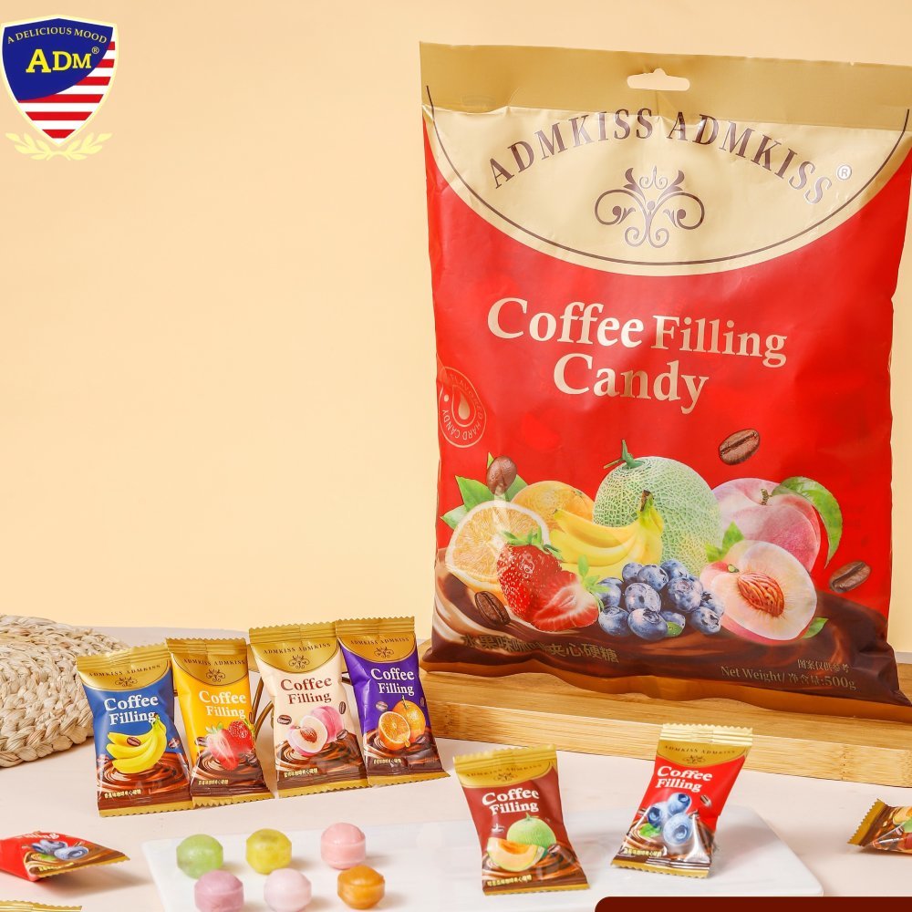 ADM Fruit Flavored Coffee Filled Hard Candy