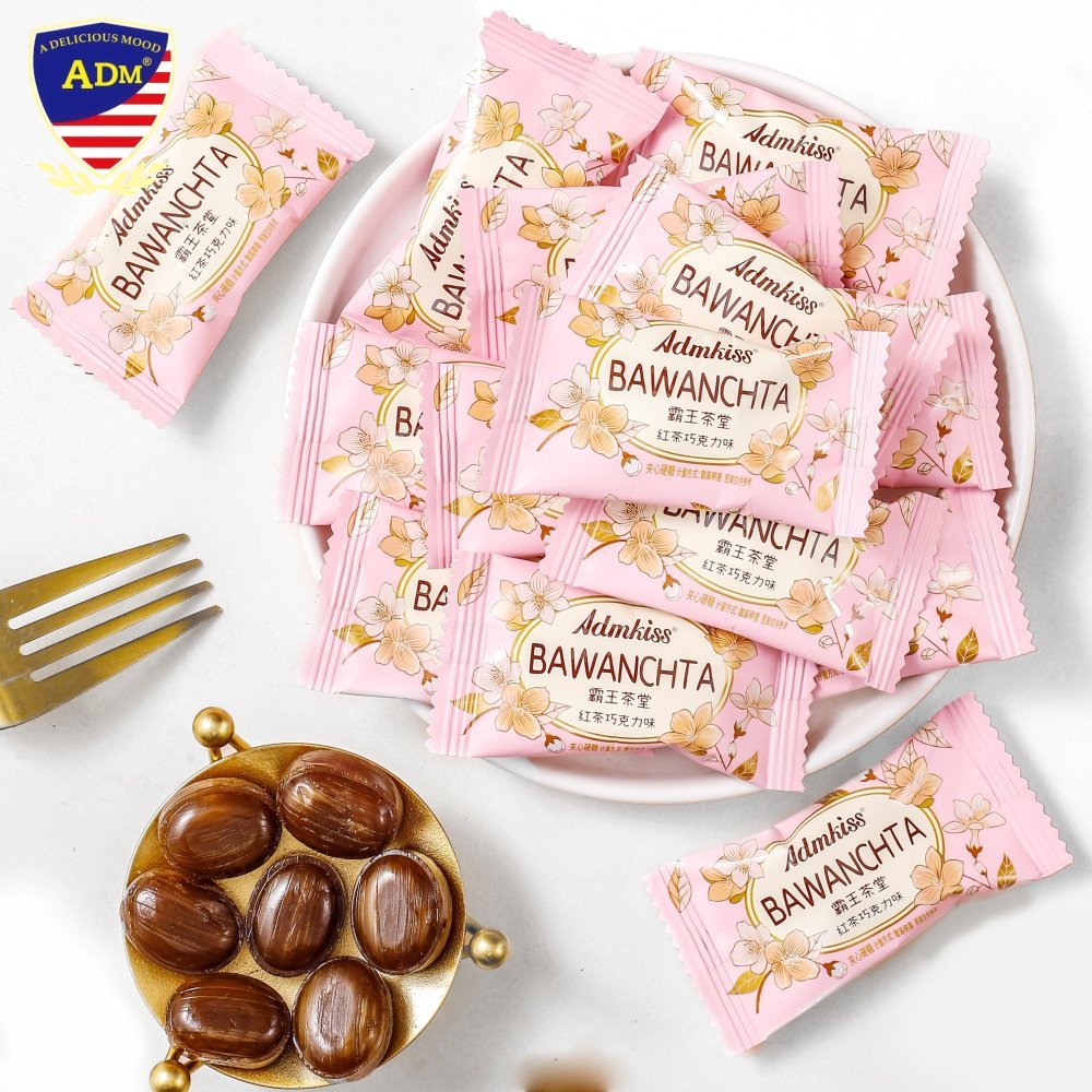 ADM Black Tea Chocolate Filled Hard Candy
