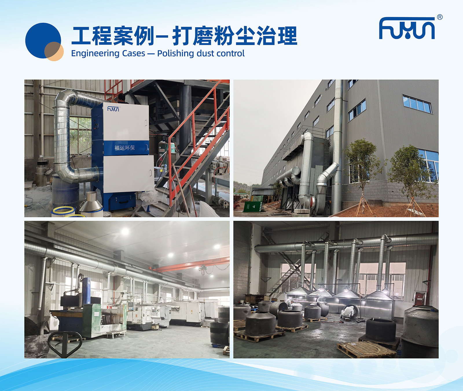 Polishing dust control Polishing dust control
