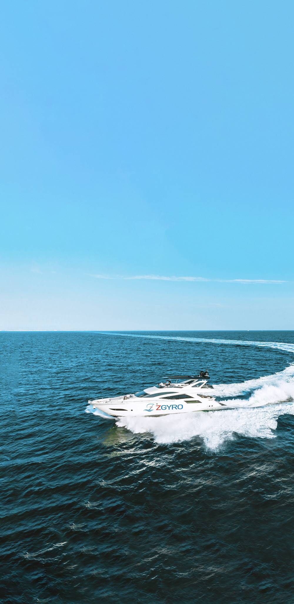 SMOOTH SAILING </br>STARTS HERE </br>ZGYRO<sup>®</sup> STABILIZER