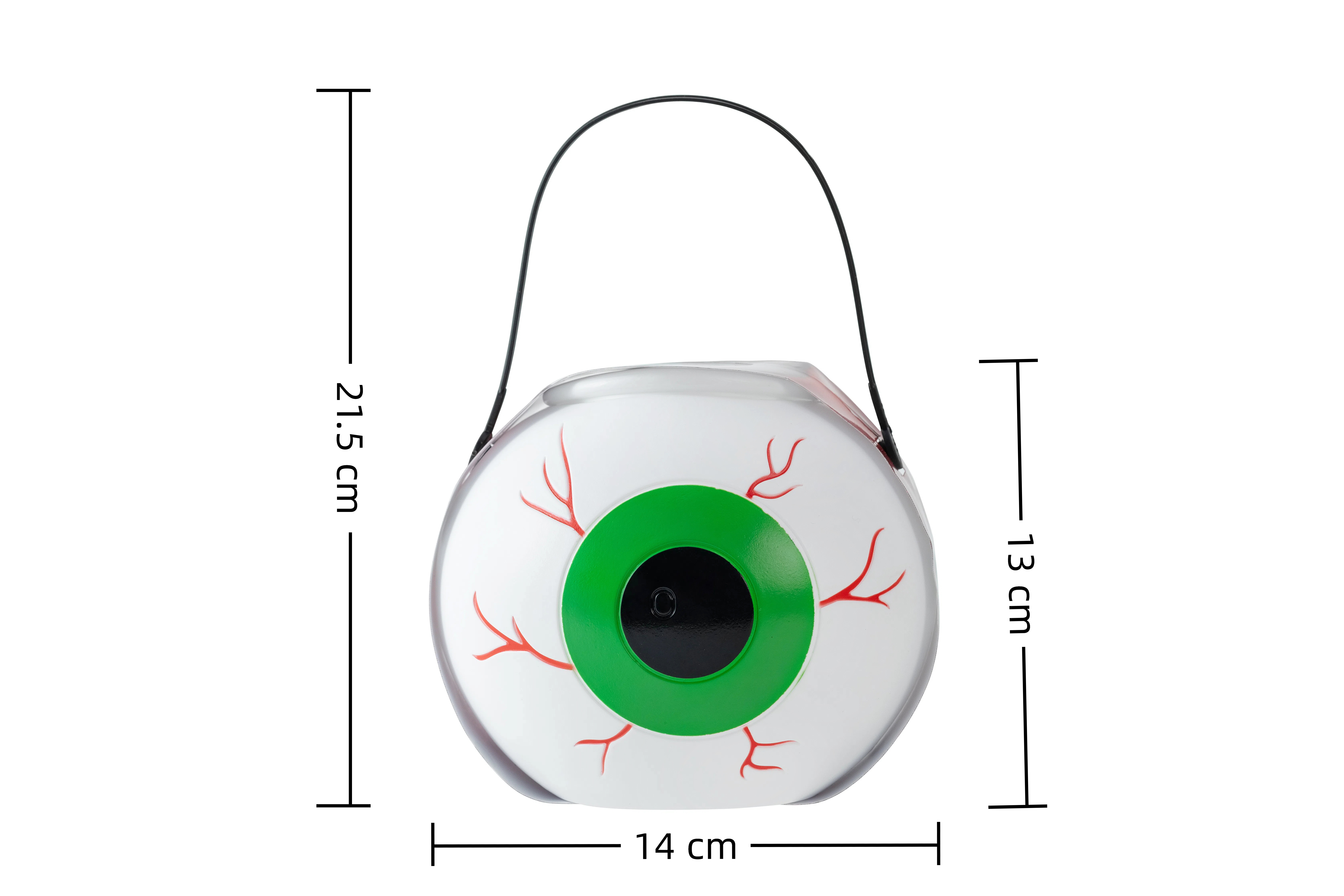 Eyeball Bucket with Candy
