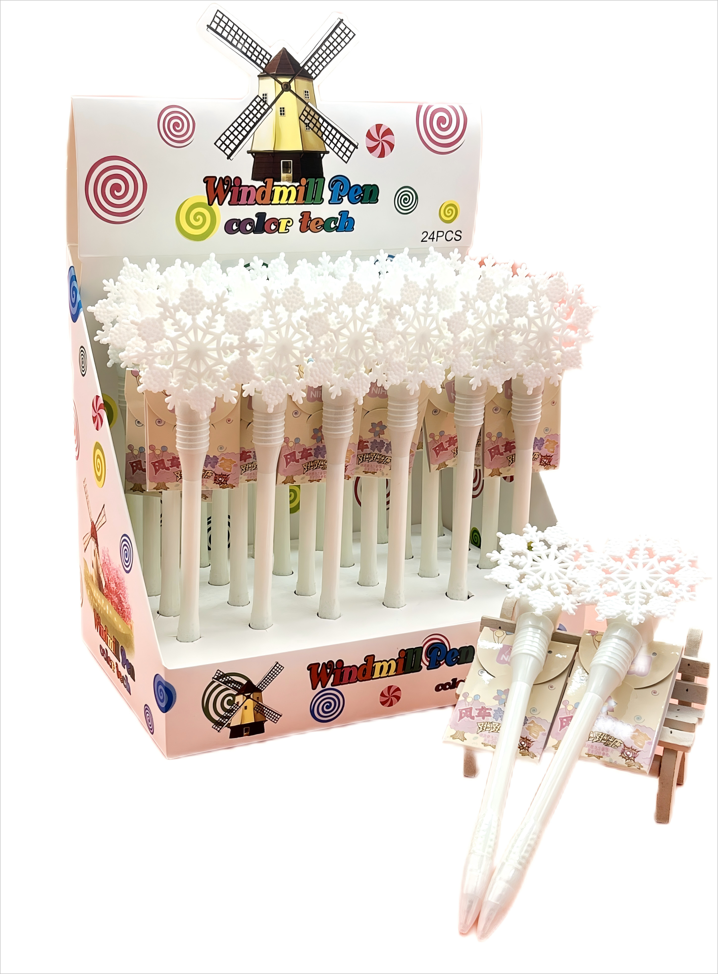 Cartoon Creative PenCandy（Snowflake）