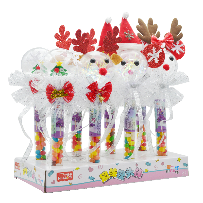 Christmas Jelly Bean Flashing Stick