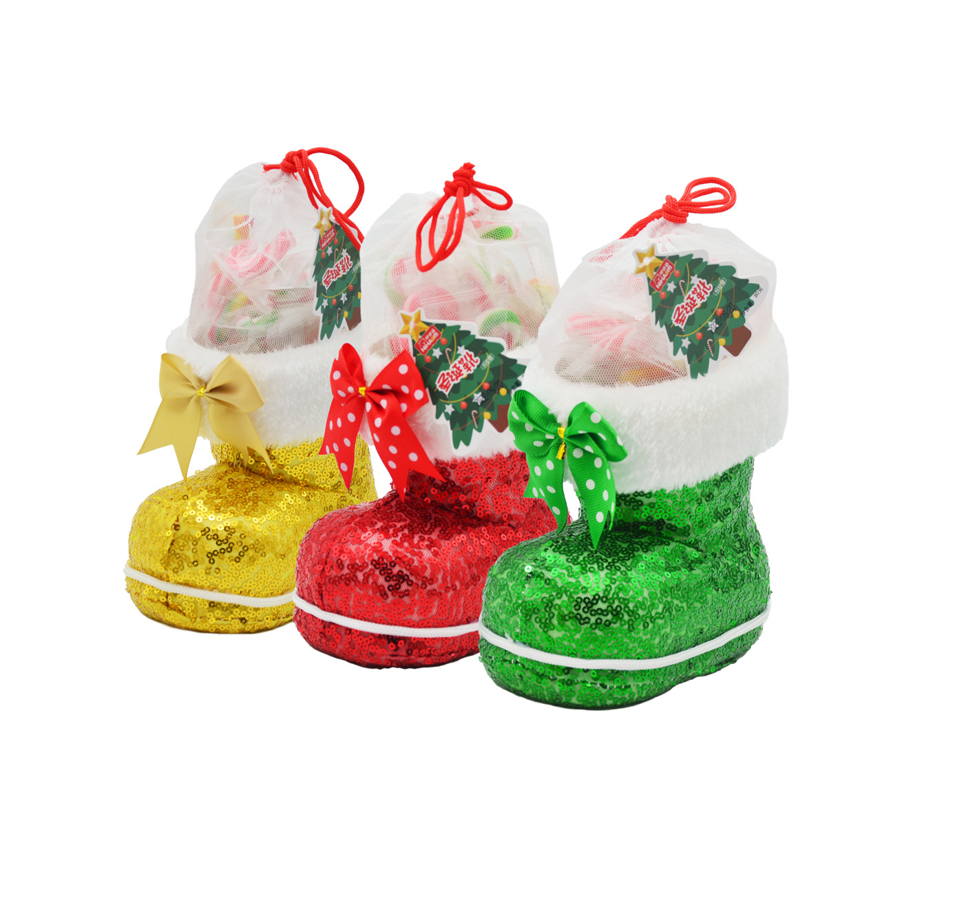 Christmas Candy Boots