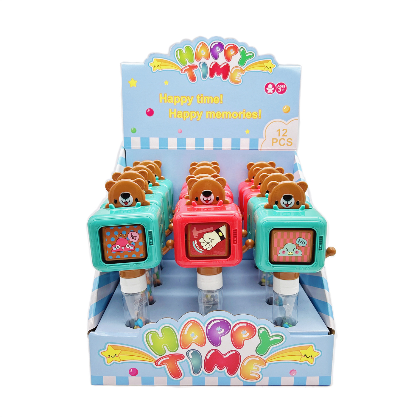 Bear Hand Crank Candy Toys