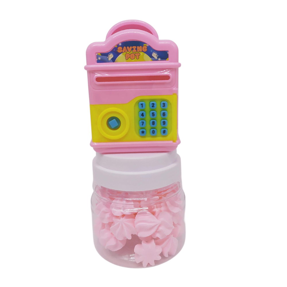 Saving pot with meringue candy