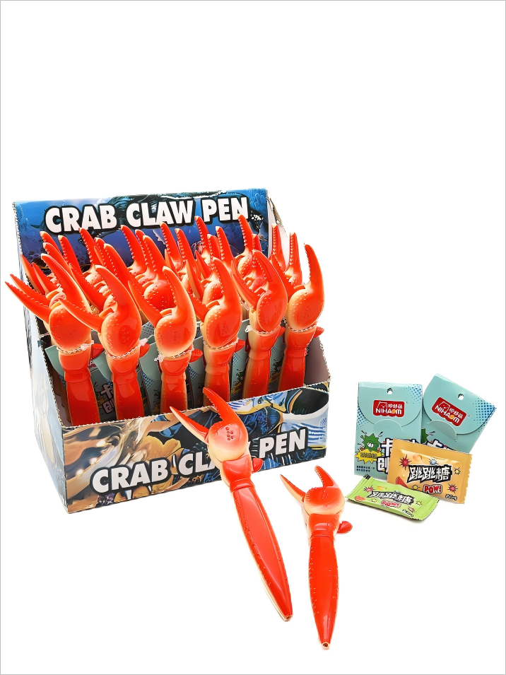 Crab Claw Pen with Candy