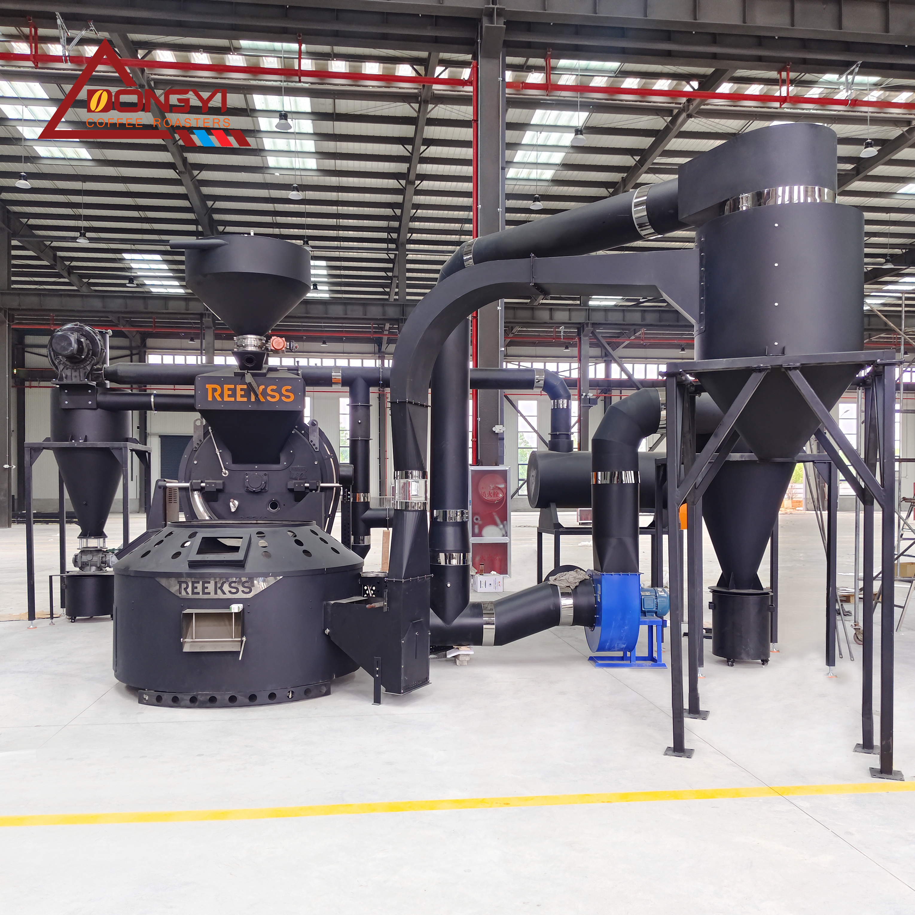 X-120KG REEKSS AUTOMATIC COFFEE ROASTER FULLY HOT AIR