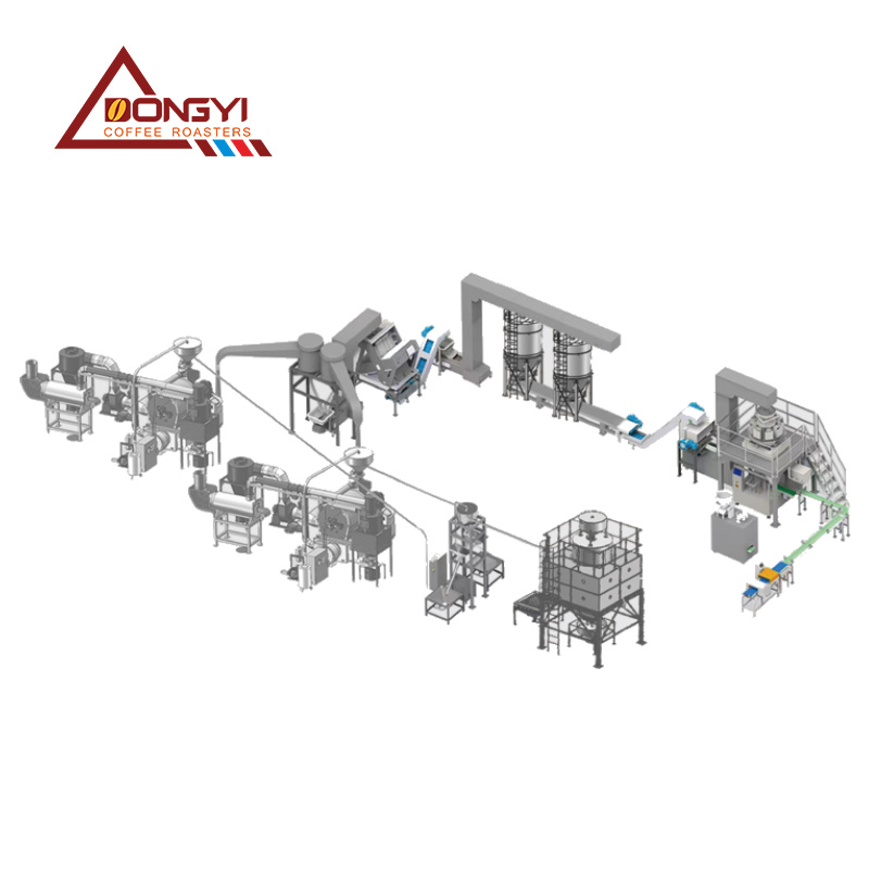 Commercial Complete Coffee Processing Line