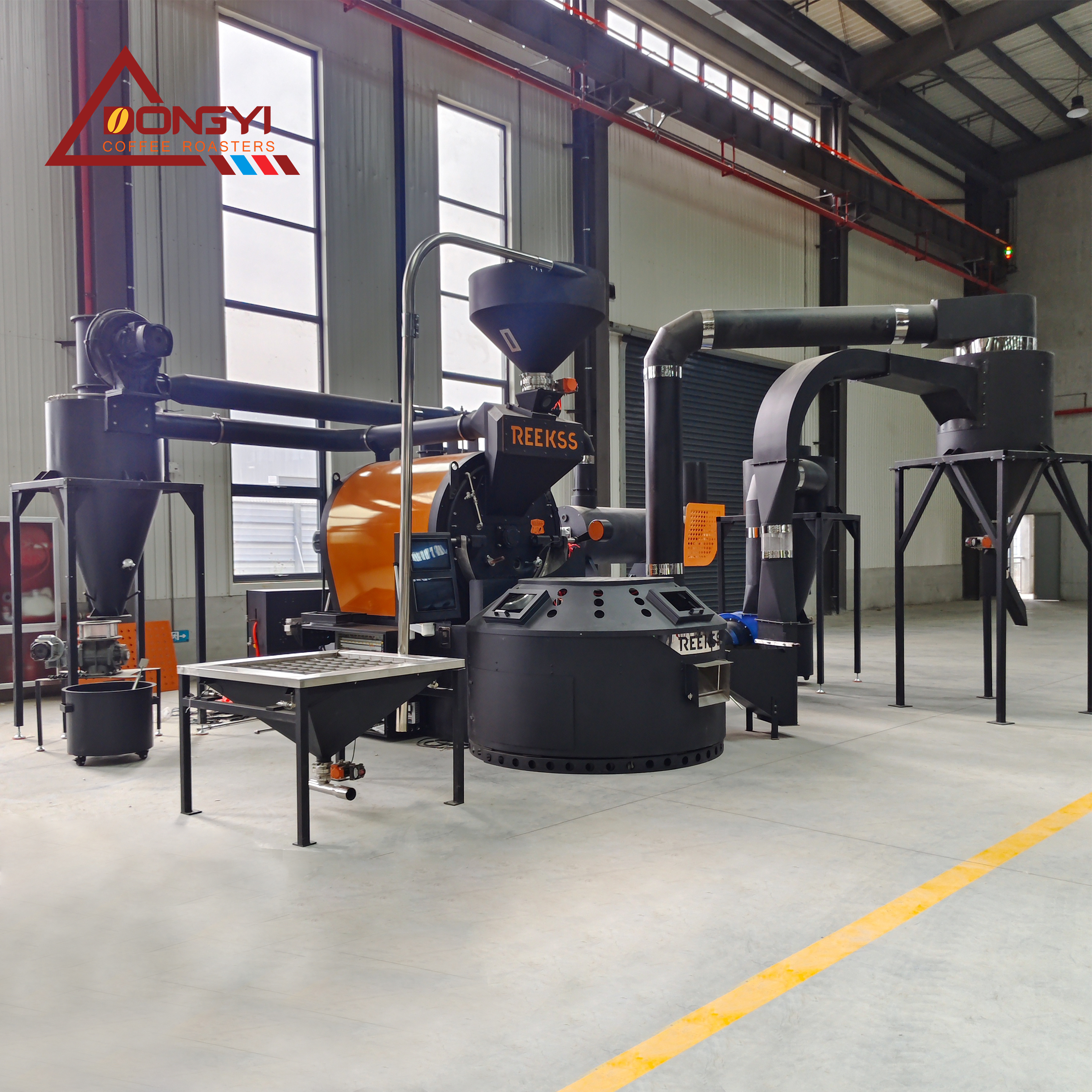 X-120KG REEKSS AUTOMATIC COFFEE ROASTER FULLY HOT AIR