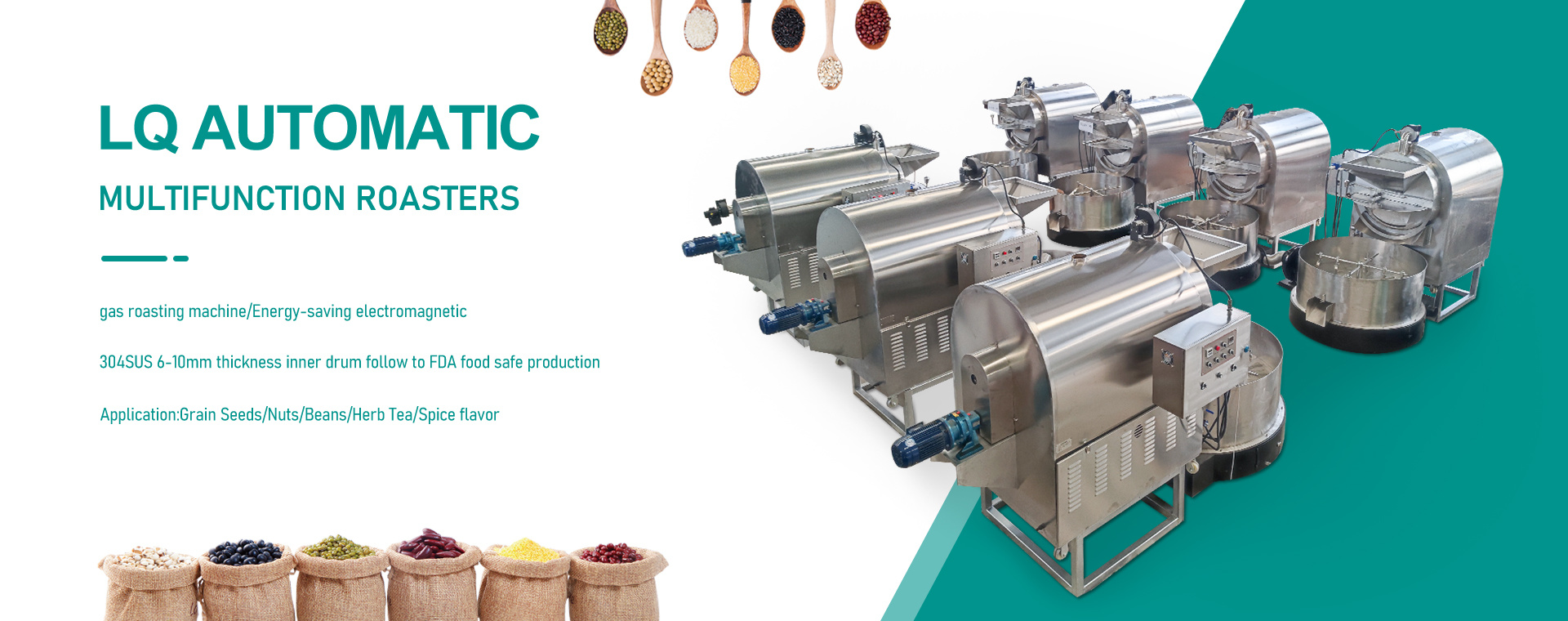 LQ AUTOMATIC NUTS ROASTER