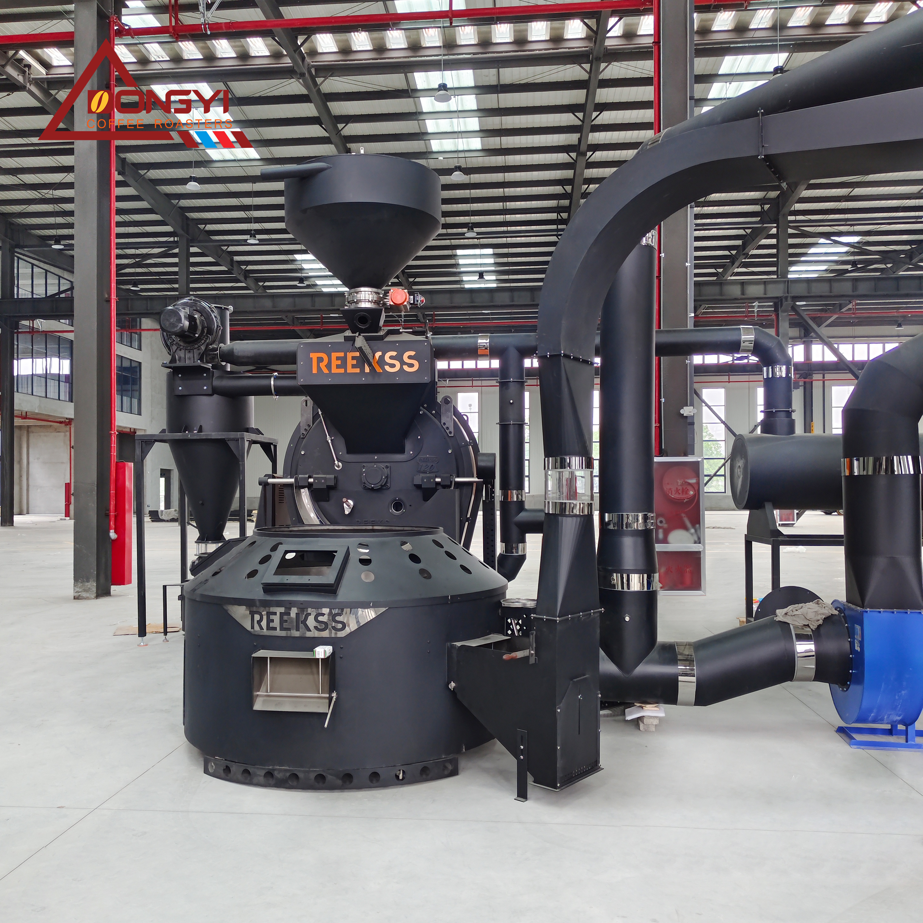 X-120KG REEKSS AUTOMATIC COFFEE ROASTER FULLY HOT AIR