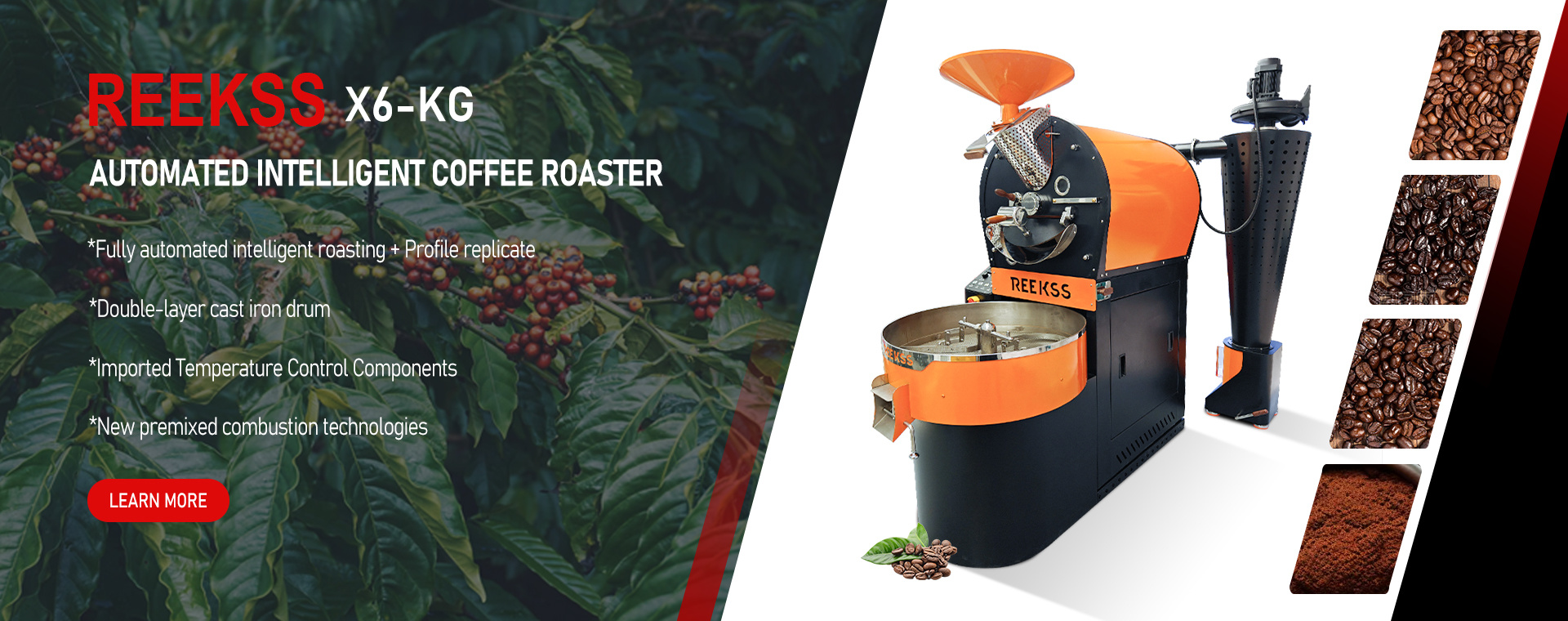REEKSS automatic coffee roaster 6kg