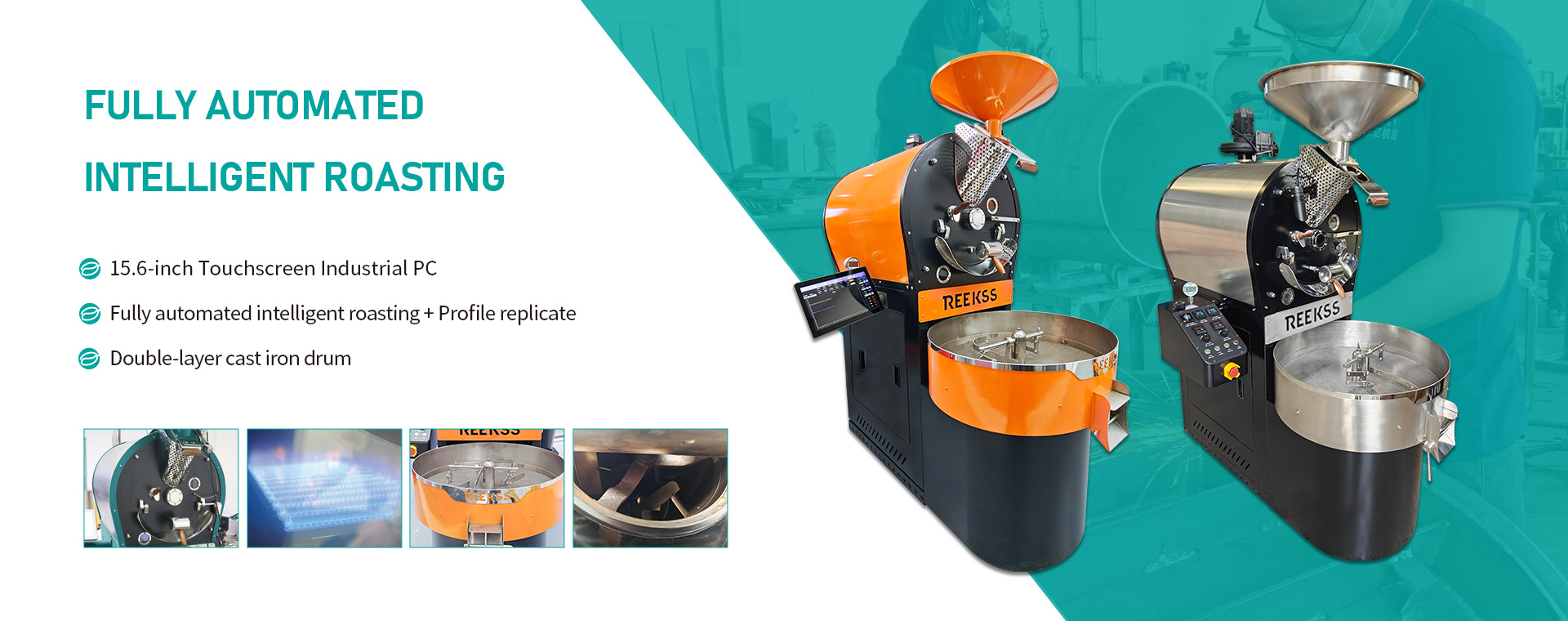 REEKSS automatic coffee roaster 6kg