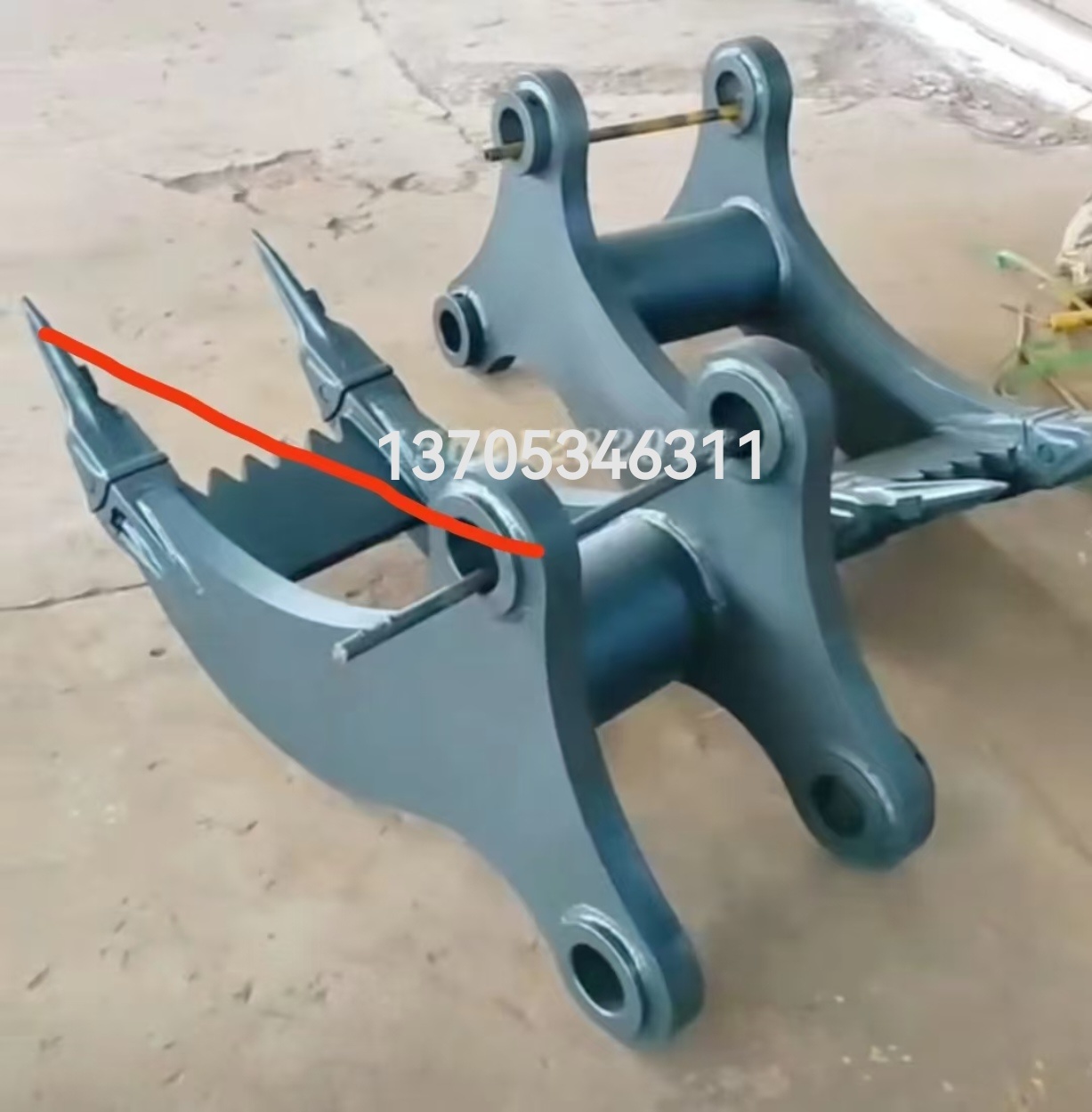 挖掘機(jī)抅樹(shù)墩雙勾