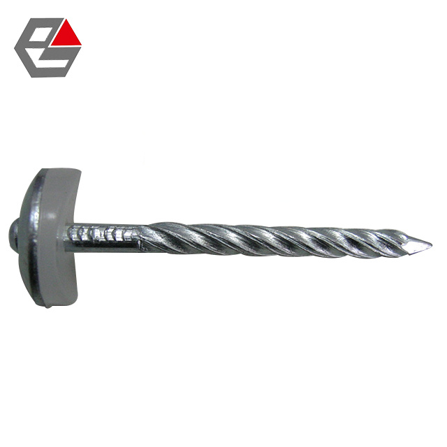 Roofing Nail with EPDM Washer Unbrella Head Twisted Shank
